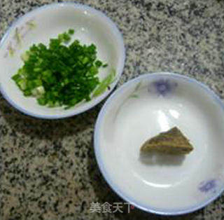咖喱虾蛄花菜的做法步骤：3