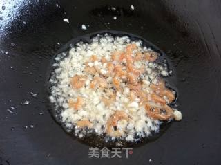 蒜碎海米炒小青的做法步骤：3