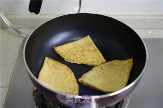 奶香桂花蛋饼的做法步骤：9