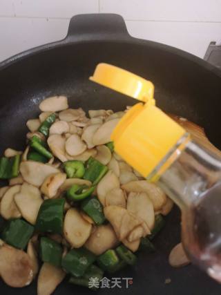 青椒炒杏鲍菇的做法步骤：10