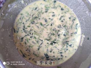 菠菜鸡蛋饼的做法步骤：6