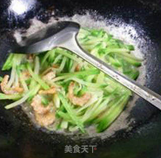 开洋炒青萝卜的做法步骤：7