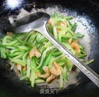开洋炒青萝卜的做法步骤：9