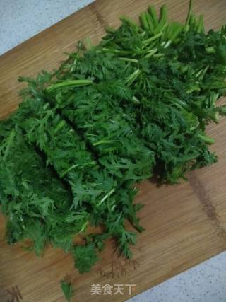 蒸茼蒿的做法步骤：3
