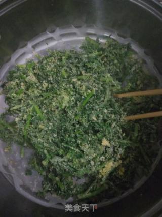 蒸茼蒿的做法步骤：10