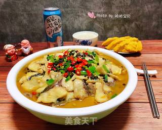 #润燥好汤水#酸菜鱼片汤的做法步骤：25