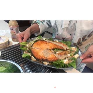 鲑鱼奶酪沙拉的做法步骤：8