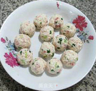 泰式甜辣酱豆腐丸子的做法步骤：9