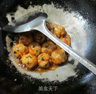 泰式甜辣酱豆腐丸子的做法步骤：13