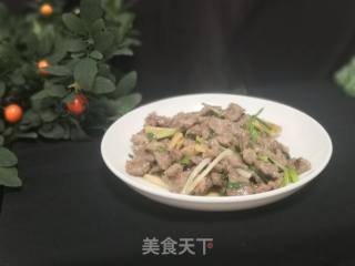 葱香牛肉的做法步骤：4