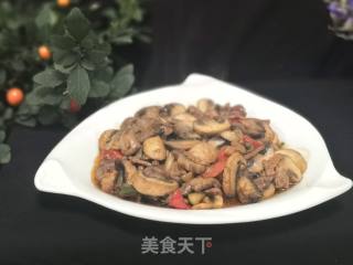 肉丝炒蘑菇的做法步骤：6