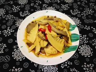 冬笋炒平菇的做法步骤：11