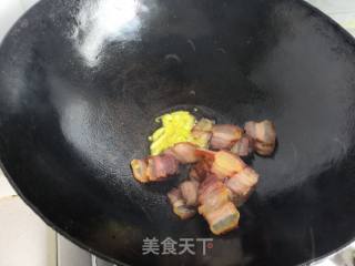 韭菜炒腊肉的做法步骤：6