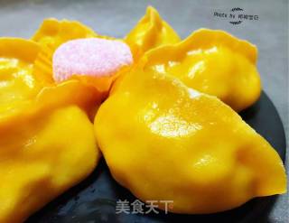 玉米面酸菜蒸包的做法步骤：16
