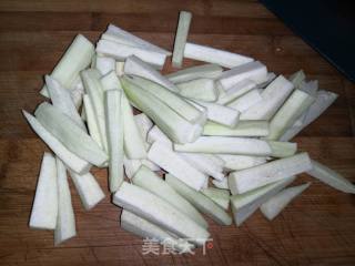 蚝油烧茄子的做法步骤：3