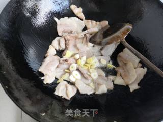 毛葱苗回锅肉的做法步骤：11
