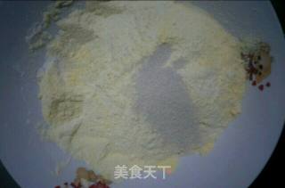 玉米面开花小馒头的做法步骤：3