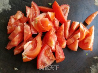 番茄香菇蛋汤的做法步骤：3