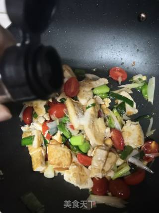 葱香豆腐的做法步骤：5