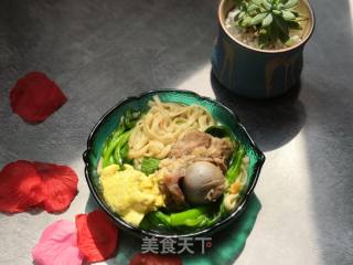 筒骨青菜面的做法步骤：8