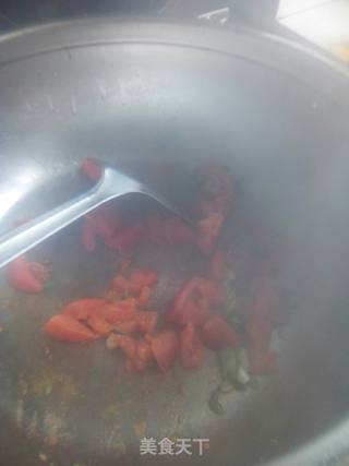 红柿炒饼丝的做法步骤：2