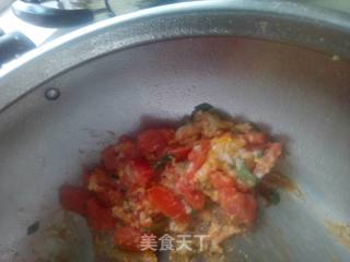 红柿炒饼丝的做法步骤：3