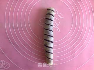 紫薯花环馒头的做法步骤：9