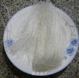 香菇脆油菜蕻粉丝的做法步骤：2
