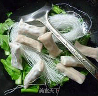 香菇脆油菜蕻粉丝的做法步骤：8