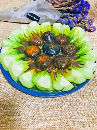 香菇小油菜的做法步骤：10