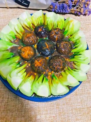 香菇小油菜的做法步骤：11
