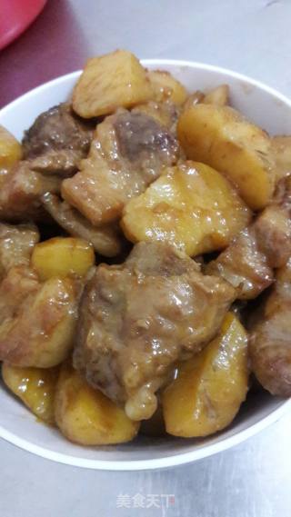 土豆烧排骨（懒人版）的做法步骤：14