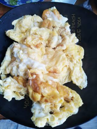 鸡蛋炒元葱的做法步骤：3