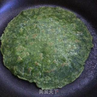 菠菜饼蘸汁的做法步骤：6