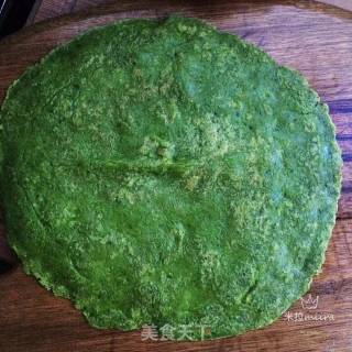 菠菜饼蘸汁的做法步骤：7