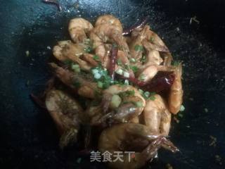 香辣海虾的做法步骤：8