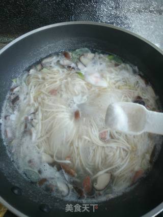 面条菜鸡蛋汤面的做法步骤：10