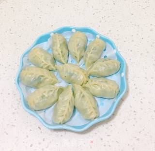 时令蔬菜  苔菜烫面蒸饺的做法步骤：12