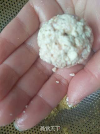 小米蒸豆腐丸子的做法步骤：6