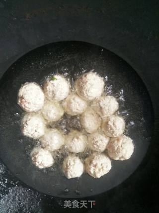 炸豆腐丸子的做法步骤：6