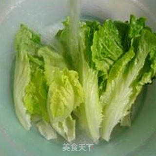 甜不辣炒生菜的做法步骤：3