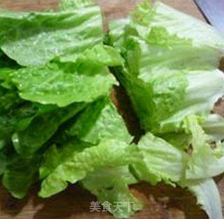 甜不辣炒生菜的做法步骤：4