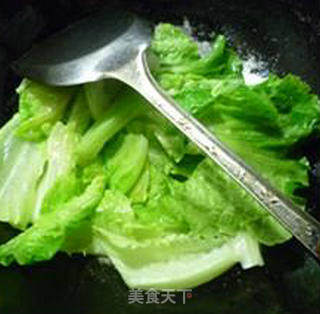 甜不辣炒生菜的做法步骤：6