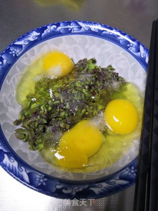 香椿煎蛋的做法步骤：7