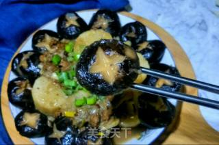 香菇肉丁炖山药的做法步骤：12