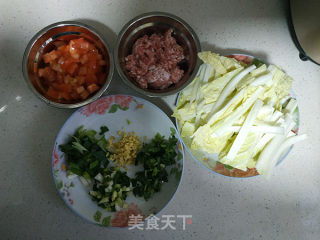 西红柿碎肉拌面的做法步骤：1