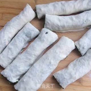 荠菜粉条滋卷的做法步骤：6