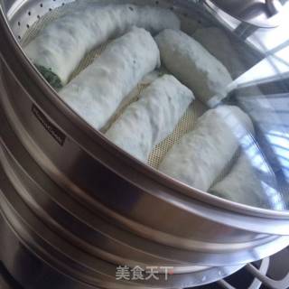 荠菜粉条滋卷的做法步骤：8