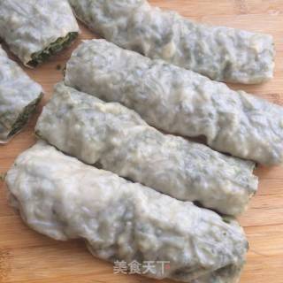 荠菜粉条滋卷的做法步骤：10