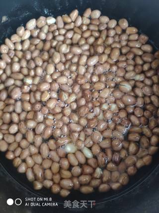 花生米拌菠菜的做法步骤：3